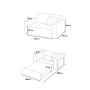 Atelier Del Sofa Wello Single - Naranja